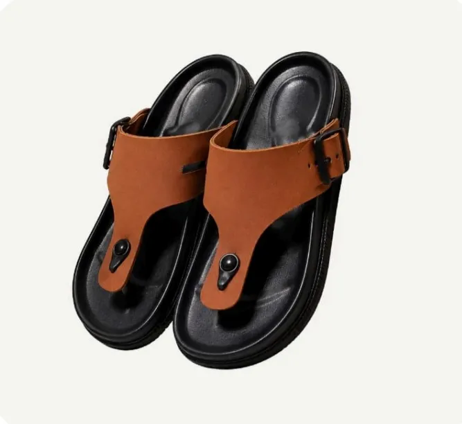 Healdoor male orthopedic physiotherapy slippers for comfortable walking and foot support